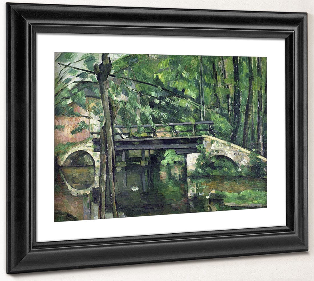 The Bridge At Maincy, Or The Bridge At Mennecy, Or The Little Bridge 1 By Paul Cezanne Fine Art Print 2