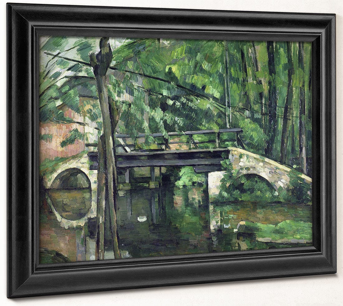 The Bridge At Maincy, Or The Bridge At Mennecy, Or The Little Bridge By Paul Cezanne Fine Art Print 2