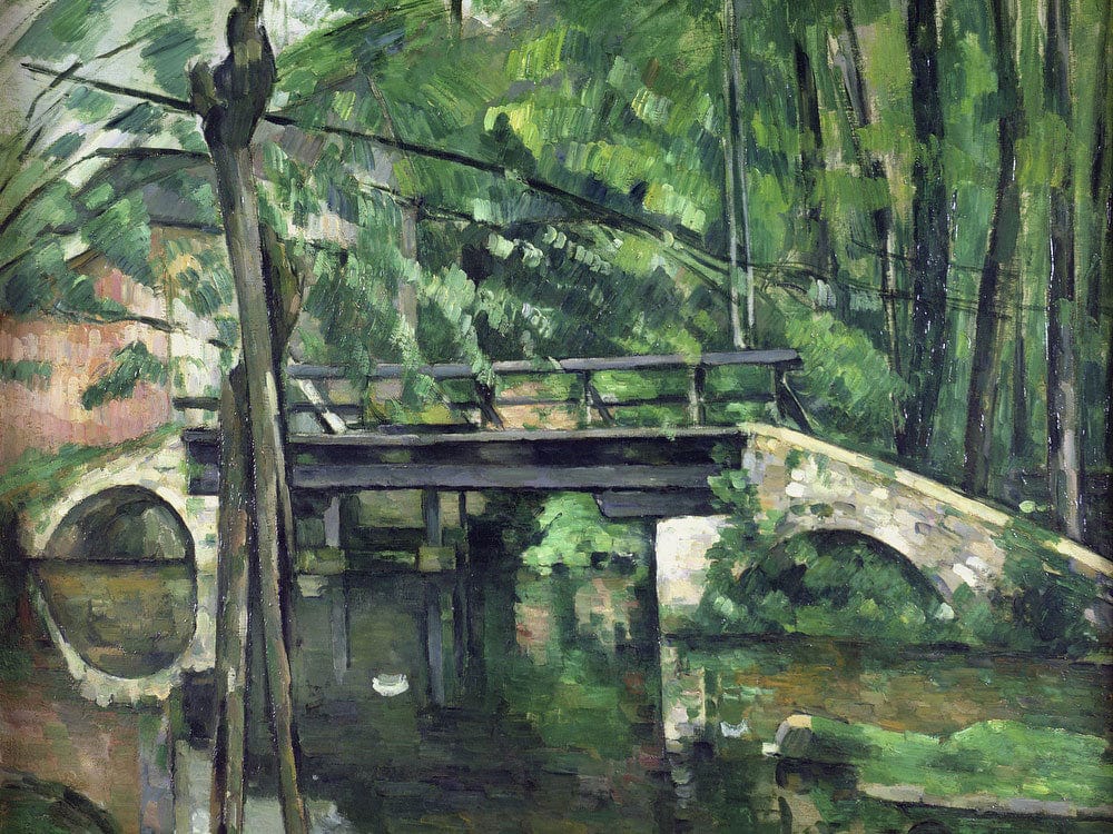 The Bridge At Maincy, Or The Bridge At Mennecy, Or The Little Bridge By Paul Cezanne Fine Art Print 2
