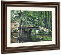 The Bridge At Maincy, Or The Bridge At Mennecy, Or The Little Bridge By Paul Cezanne Fine Art Print 2