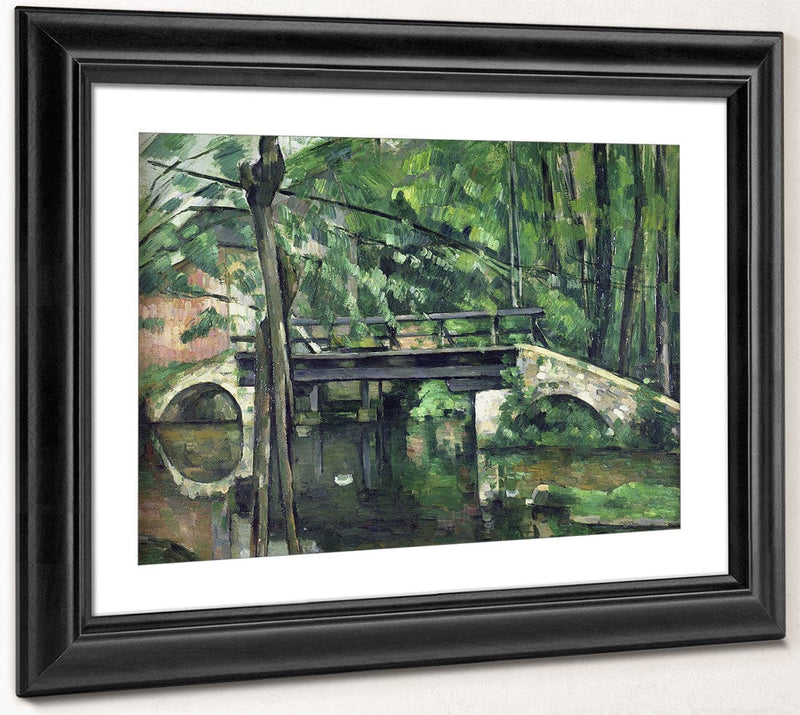 The Bridge At Maincy, Or The Bridge At Mennecy, Or The Little Bridge By Paul Cezanne Fine Art Print 2