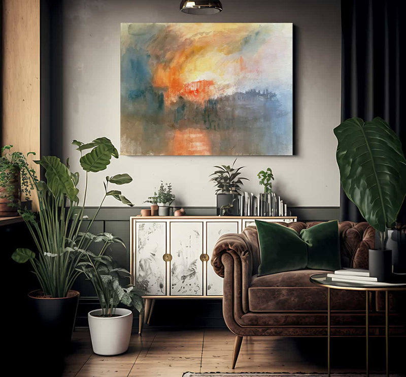 The Burning Of The Houses Of Lords And Commons Sketchbook By Jwm Turner Fine Art Print 2