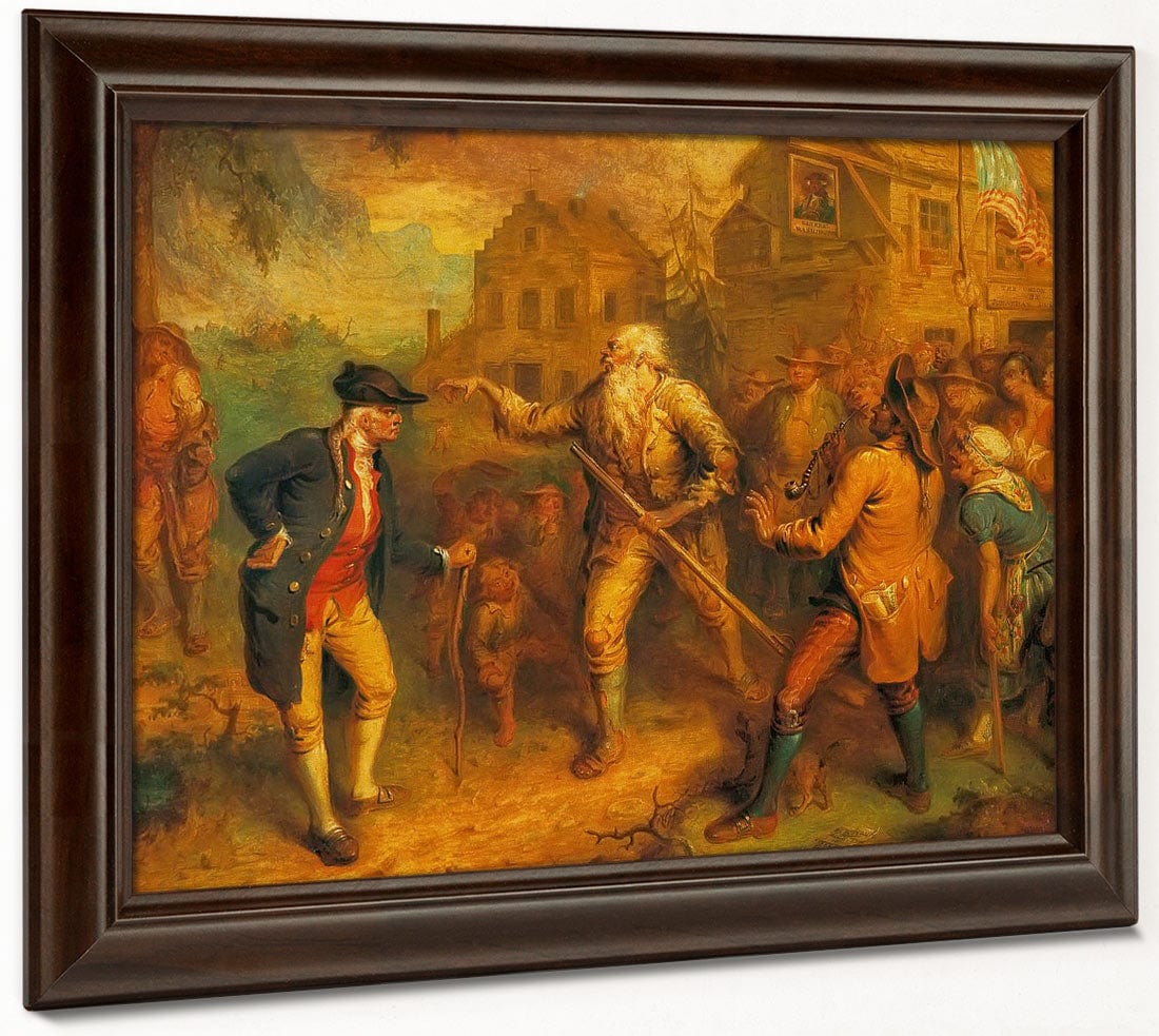 The By Return By Of By Rip By Van By Winkle By John By Quidor Fine Art Print 2