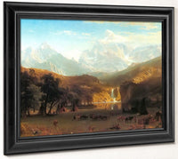 The By Rocky By Mountains By Landers By Peak By Albert By Bierstadt Fine Art Print 2