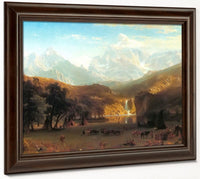 The By Rocky By Mountains By Landers By Peak By Albert By Bierstadt Fine Art Print 2