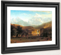 The By Rocky By Mountains By Landers By Peak By Albert By Bierstadt Fine Art Print 2