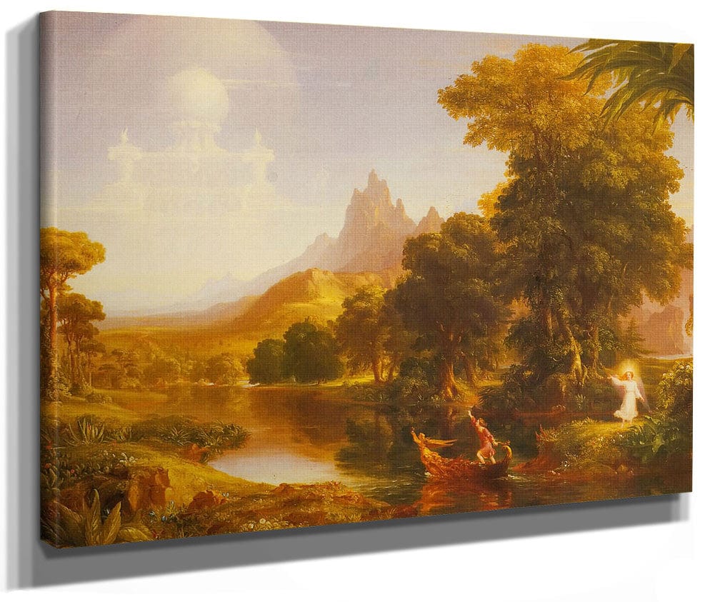 The By Voyage By Of By Life By Youth By Thomas By Cole Fine Art Print 2