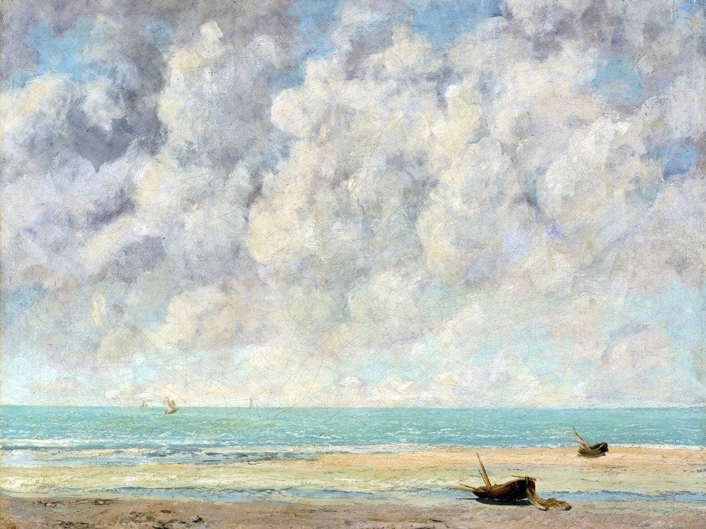The Calm Sea By Jean Desire Gustave Courbet Fine Art Print 2
