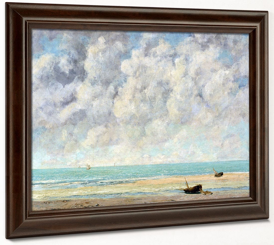 The Calm Sea By Jean Desire Gustave Courbet Fine Art Print 2