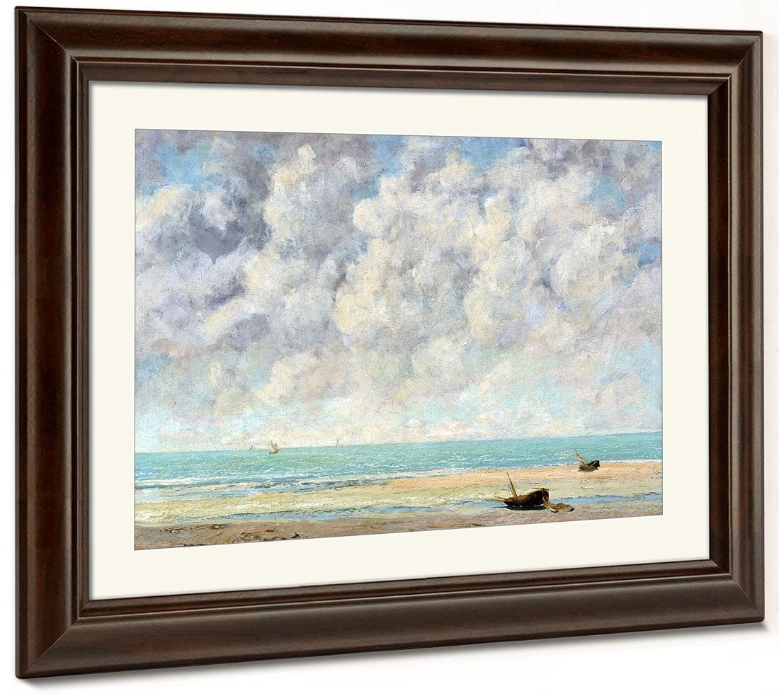 The Calm Sea By Jean Desire Gustave Courbet Fine Art Print 2