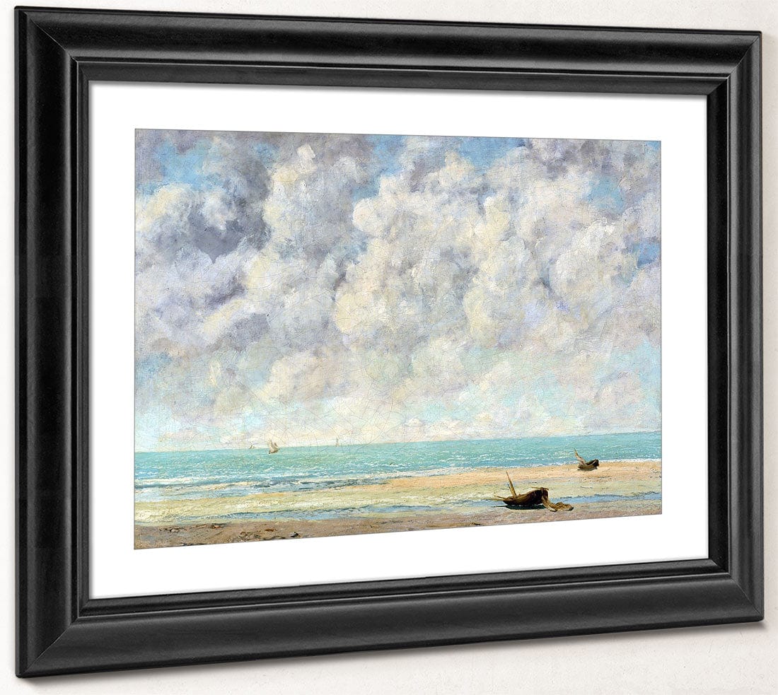 The Calm Sea By Jean Desire Gustave Courbet Fine Art Print 2