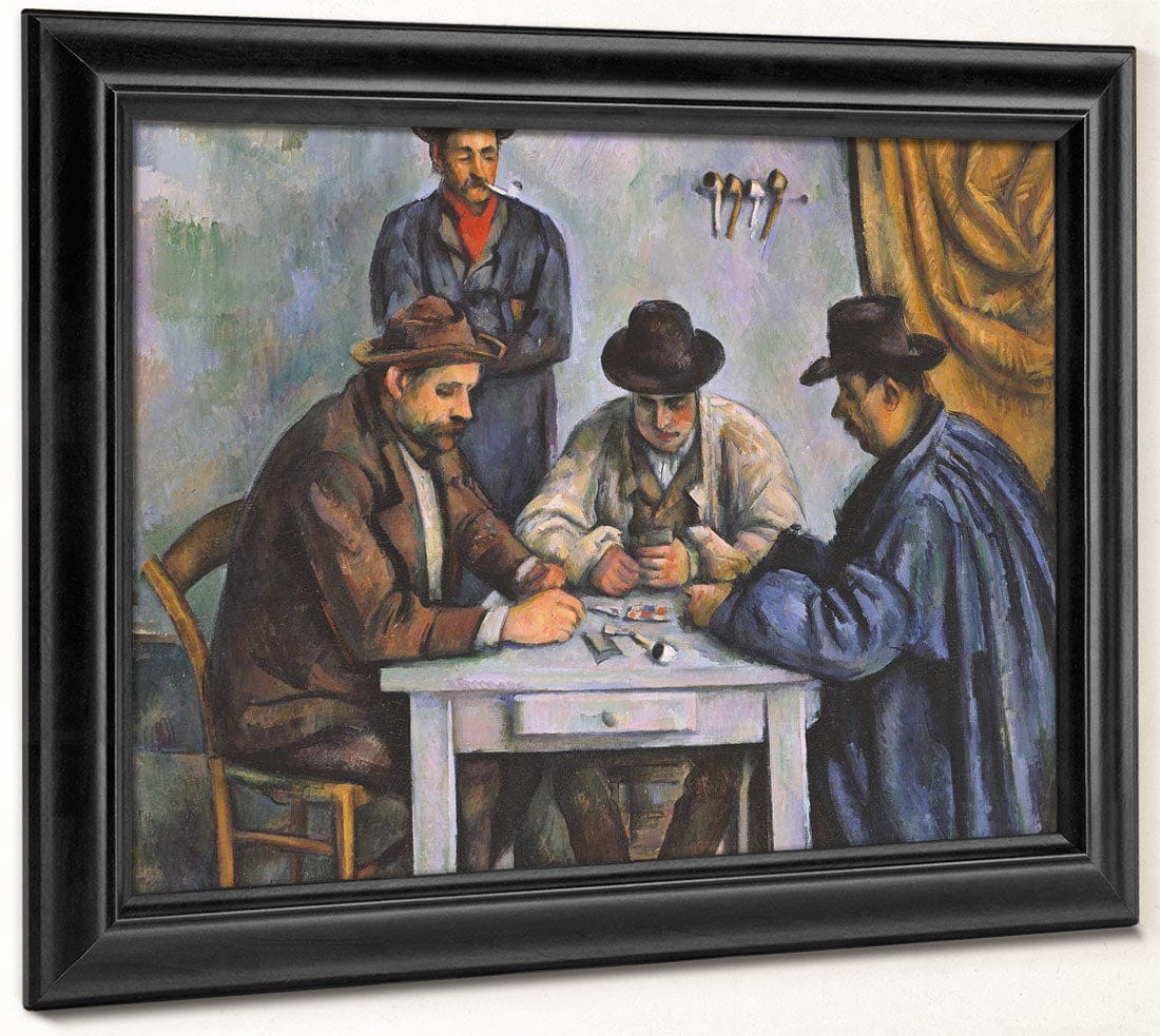 The Card Players 1 By Paul Cezanne Fine Art Print 2