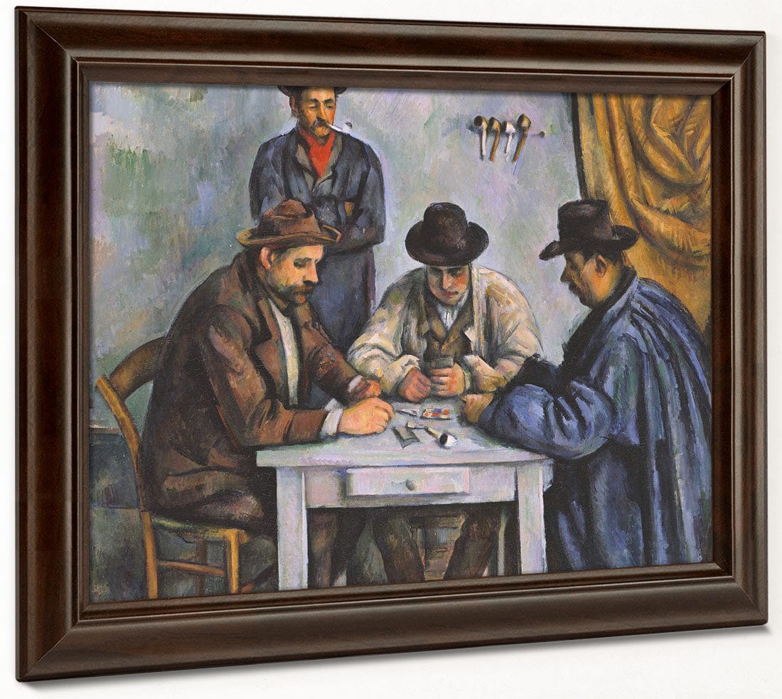 The Card Players 1 By Paul Cezanne Fine Art Print 2