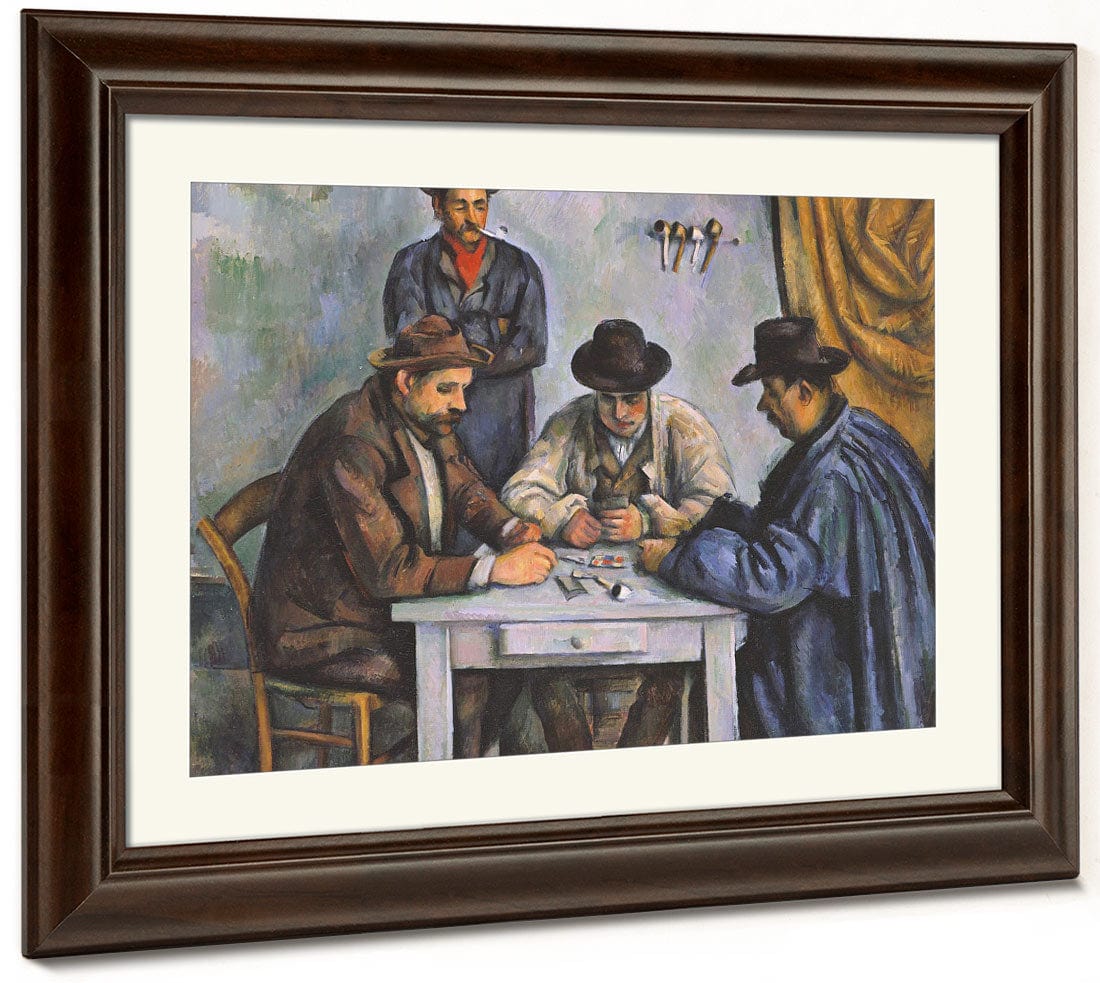 The Card Players 1 By Paul Cezanne Fine Art Print 2