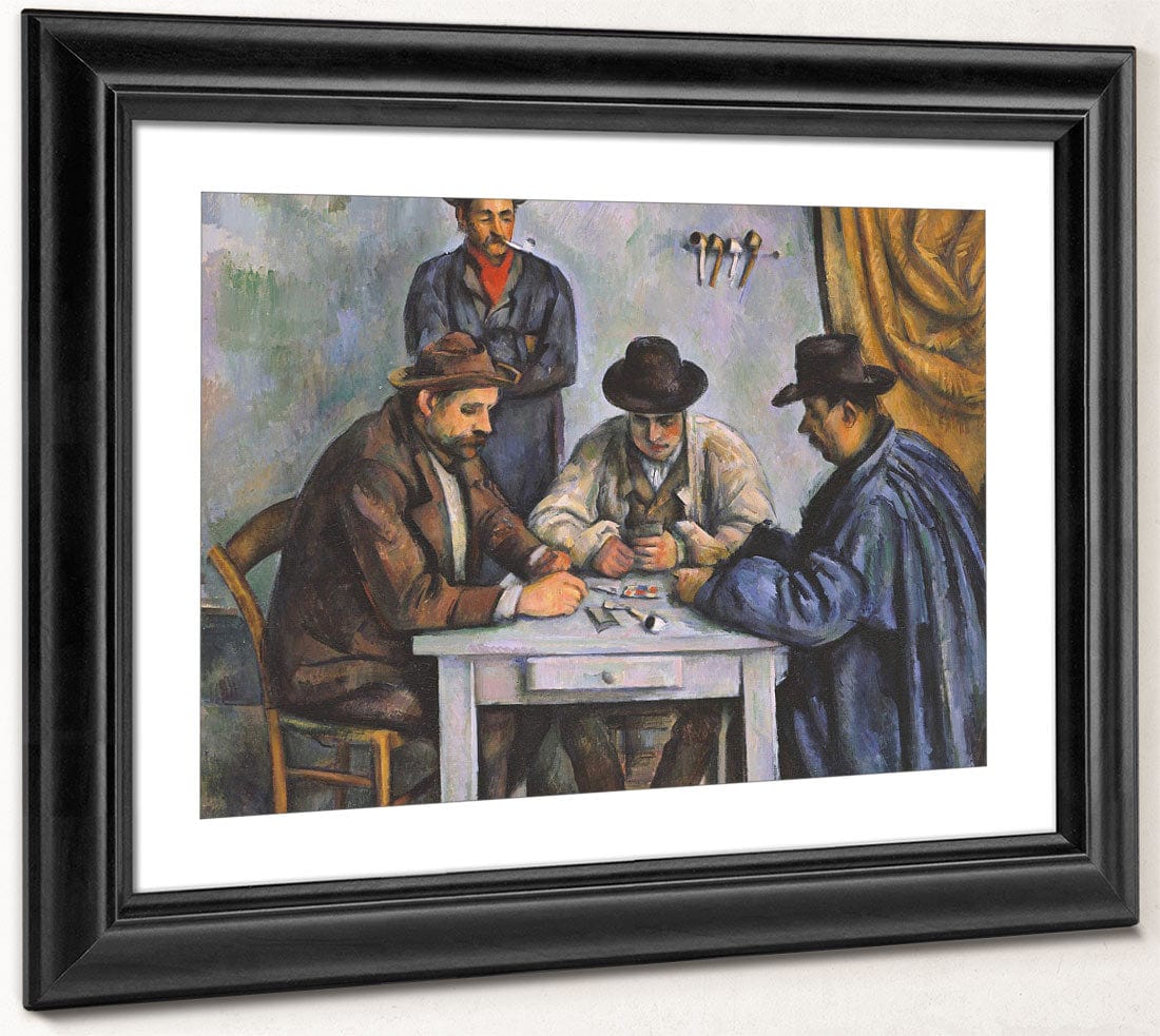 The Card Players 1 By Paul Cezanne Fine Art Print 2