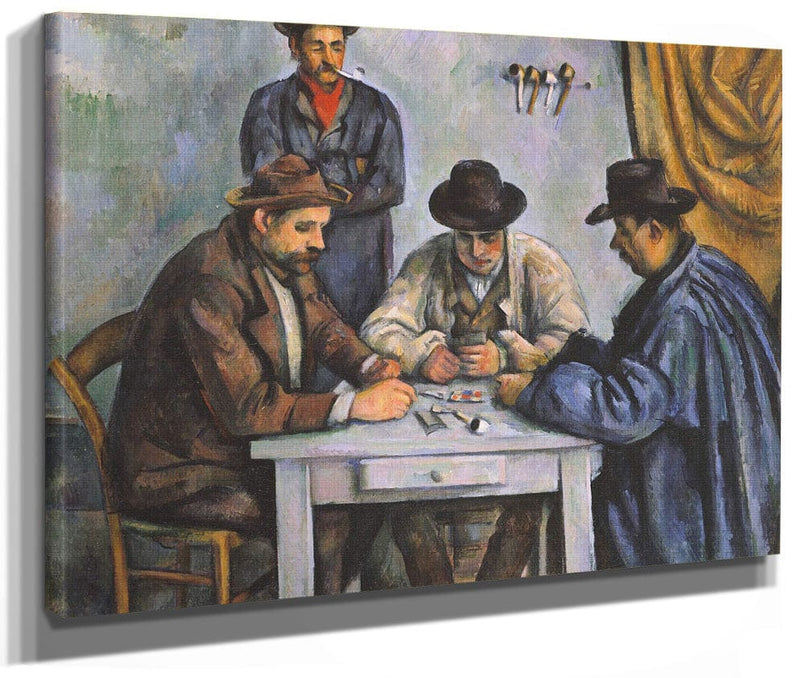 The Card Players 1 By Paul Cezanne Fine Art Print 2