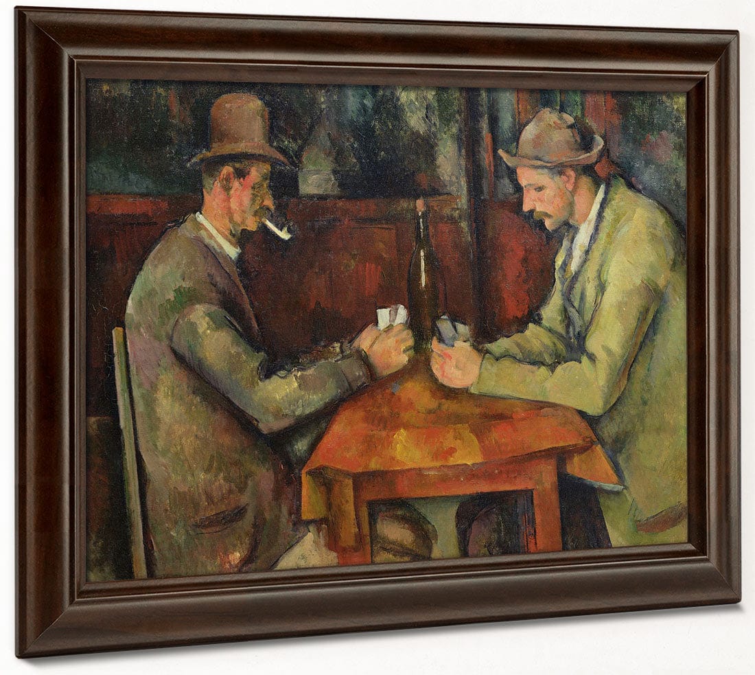 The Card Players By Paul Cezanne Fine Art Print 2