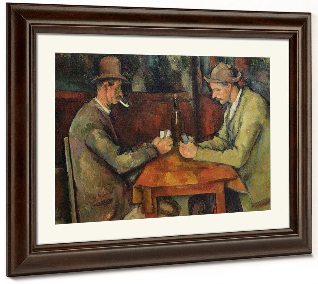 The Card Players By Paul Cezanne Fine Art Print 2