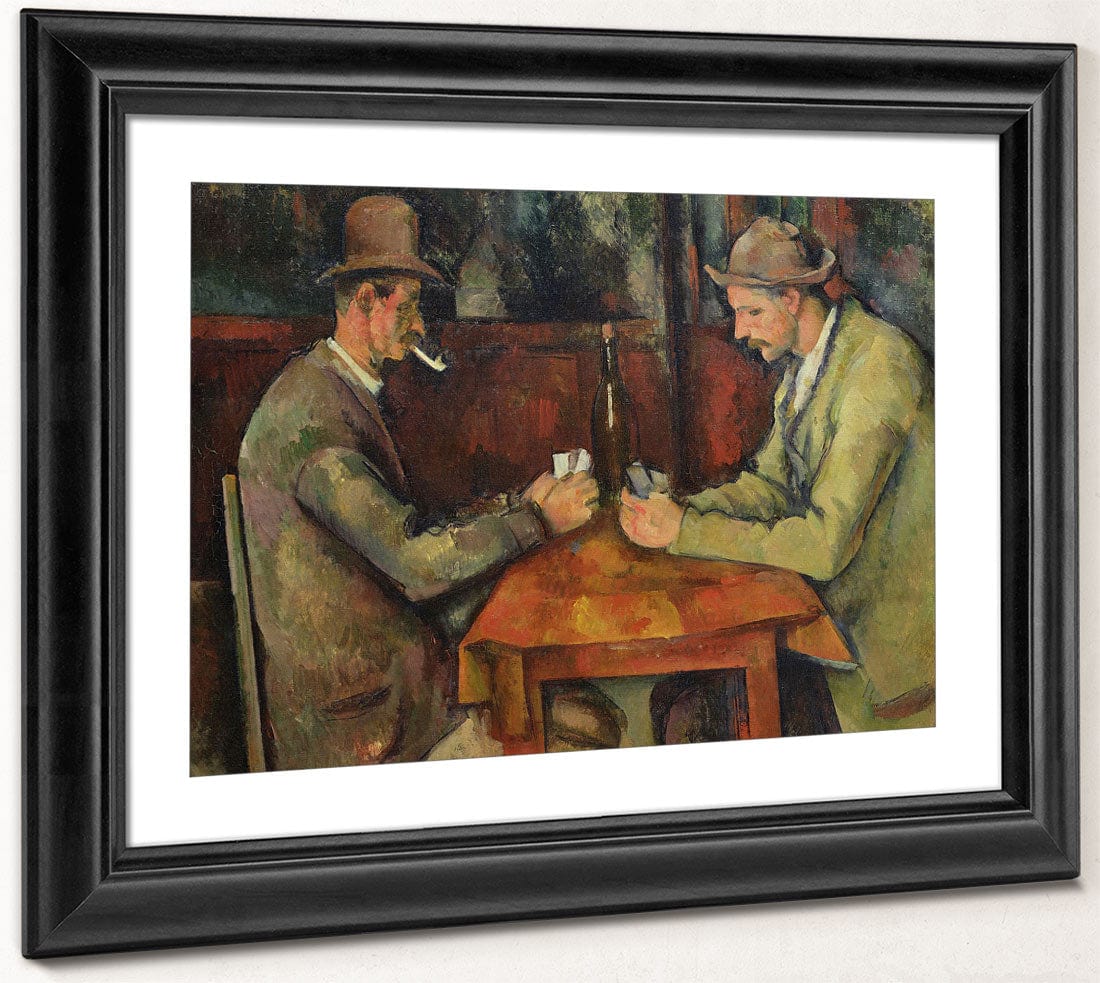 The Card Players By Paul Cezanne Fine Art Print 2