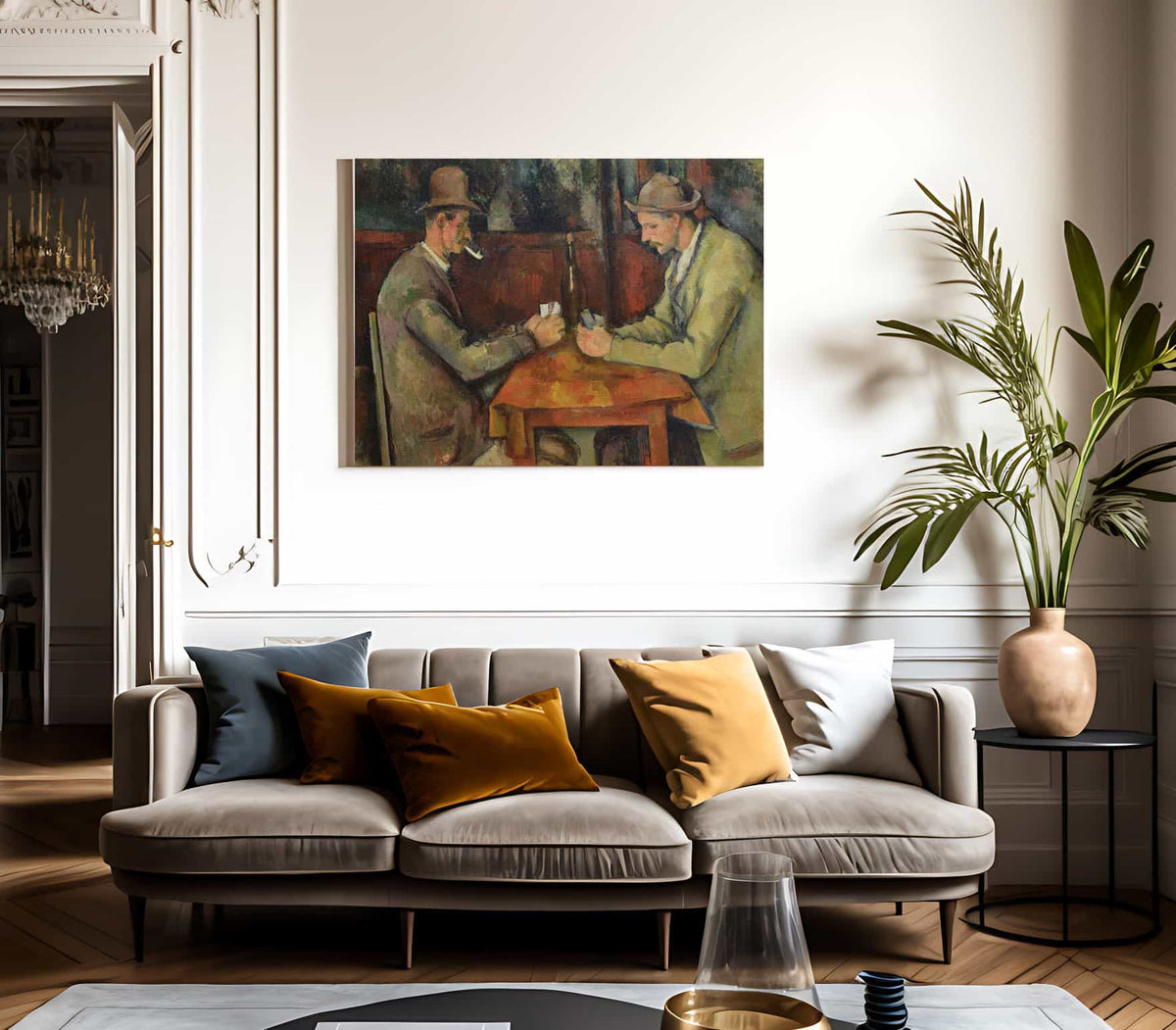The Card Players By Paul Cezanne Fine Art Print 2