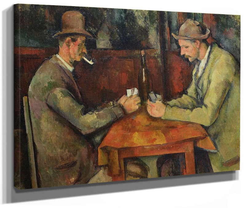 The Card Players By Paul Cezanne Fine Art Print 2