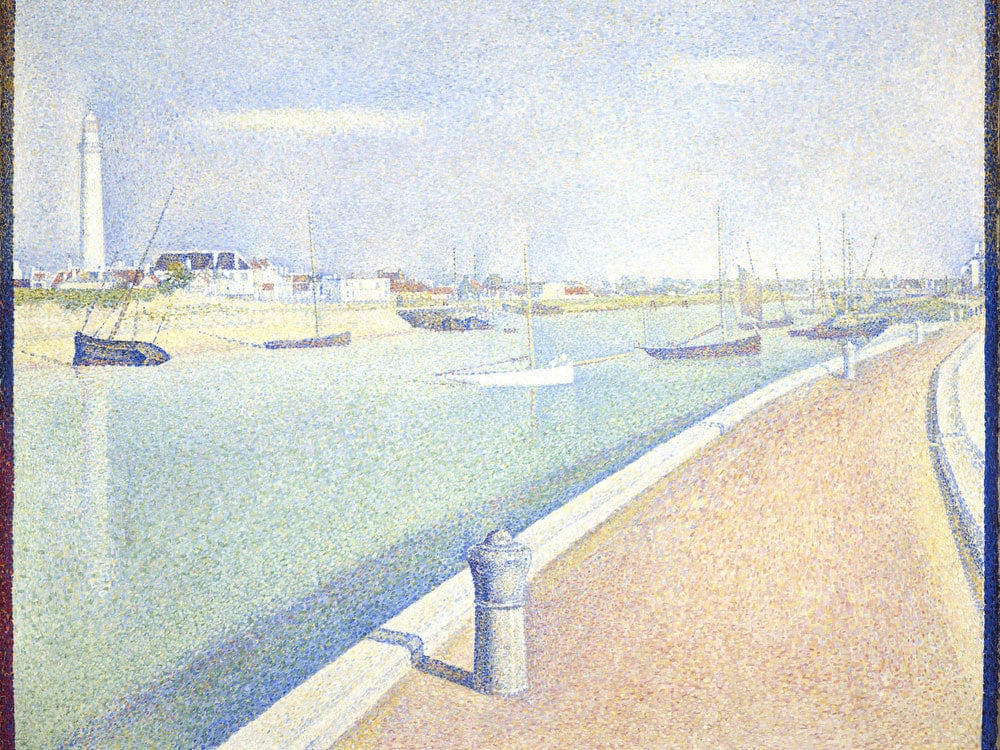 The Channel Of Gravelines, Petit Fort Philippe By Georges Pierre Seurat Fine Art Print 2