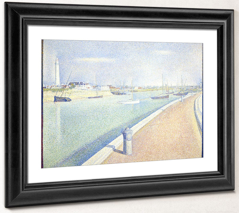 The Channel Of Gravelines, Petit Fort Philippe By Georges Pierre Seurat Fine Art Print 2
