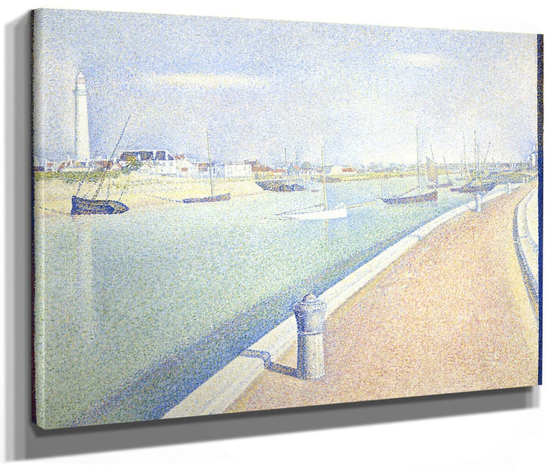 The Channel Of Gravelines, Petit Fort Philippe By Georges Pierre Seurat Fine Art Print 2