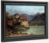 The Chateau De Chillon By Jean Desire Gustave Courbet Fine Art Print 2