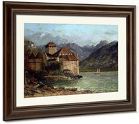 The Chateau De Chillon By Jean Desire Gustave Courbet Fine Art Print 2