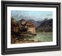 The Chateau De Chillon By Jean Desire Gustave Courbet Fine Art Print 2