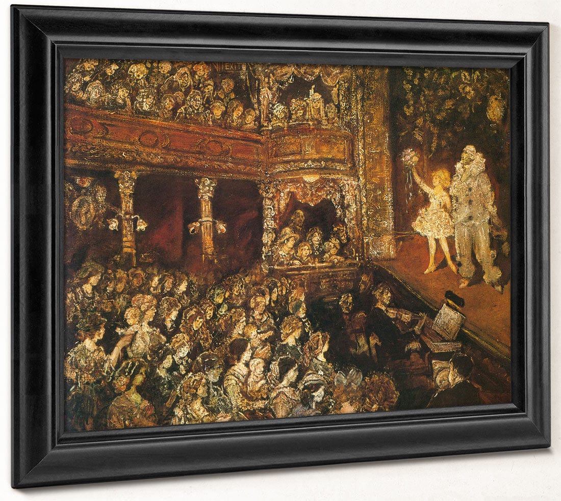 The Childrens Theatre 1925 By Jerome Myers Fine Art Print 2