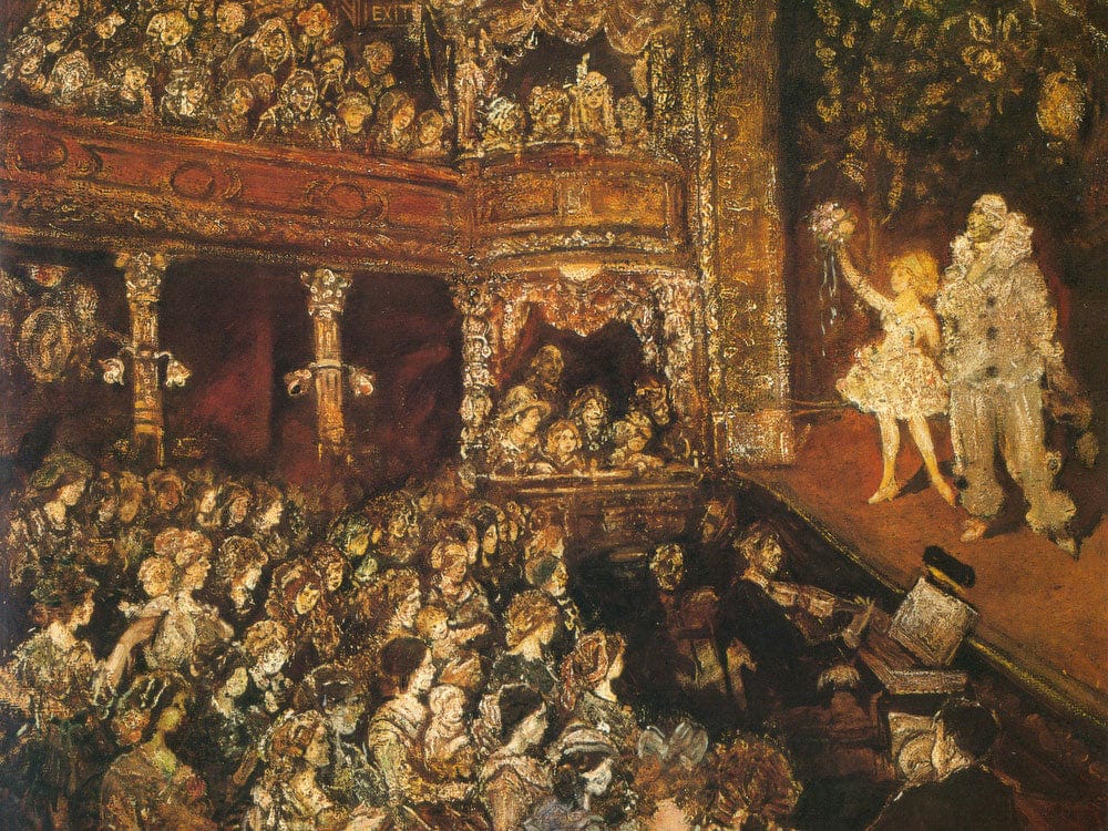 The Childrens Theatre 1925 By Jerome Myers Fine Art Print 2