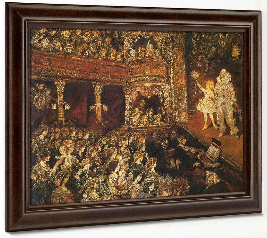 The Childrens Theatre 1925 By Jerome Myers Fine Art Print 2
