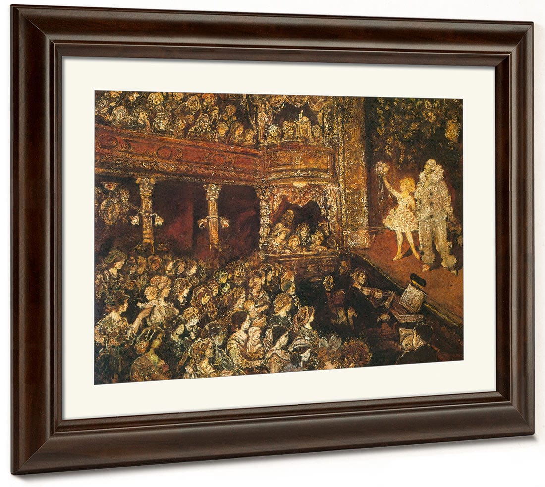 The Childrens Theatre 1925 By Jerome Myers Fine Art Print 2