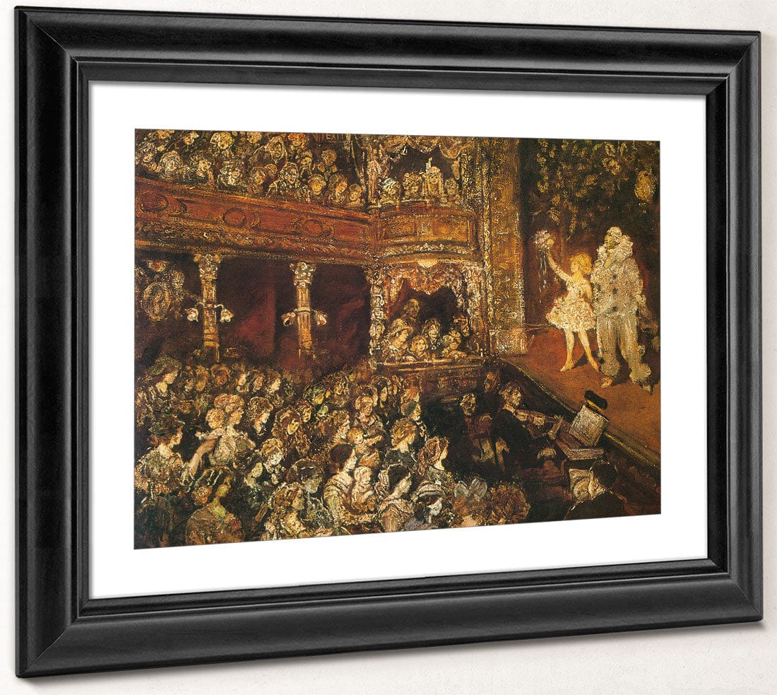 The Childrens Theatre 1925 By Jerome Myers Fine Art Print 2