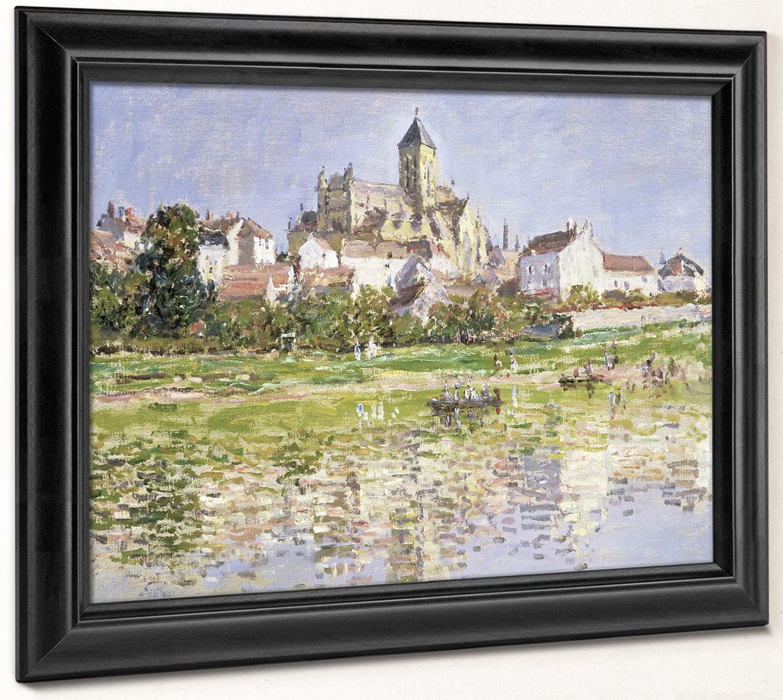 The Church At Vetheuil By Claude Monet Fine Art Print 2