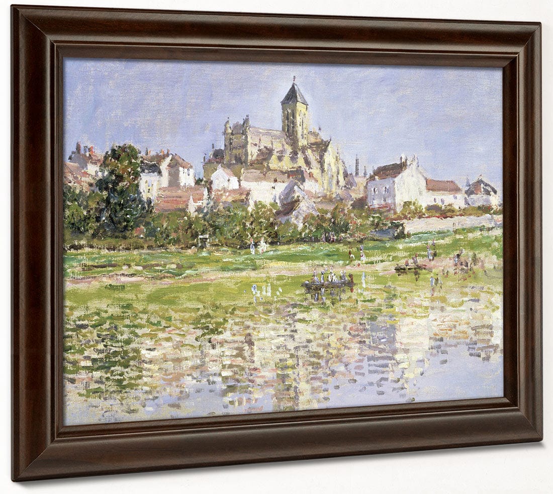 The Church At Vetheuil By Claude Monet Fine Art Print 2