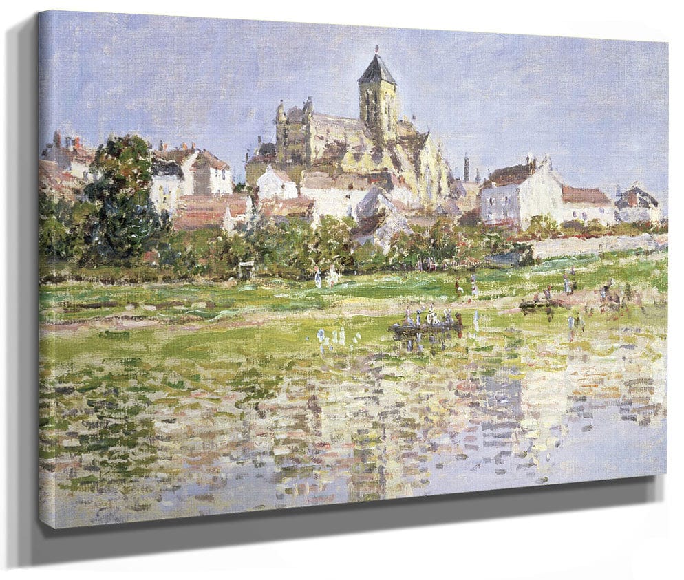 The Church At Vetheuil By Claude Monet Fine Art Print 2