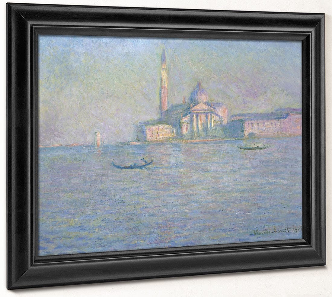 The Church Of San Giorgio Maggiore, Venice By Claude Monet Fine Art Print 2