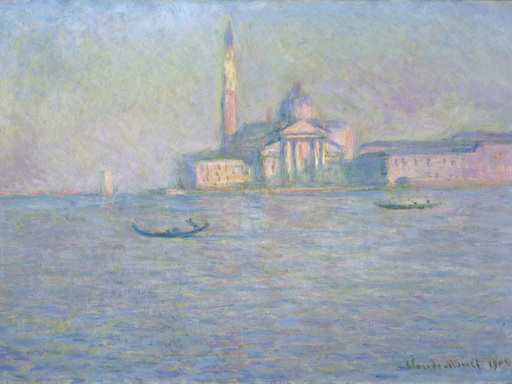 The Church Of San Giorgio Maggiore, Venice By Claude Monet Fine Art Print 2