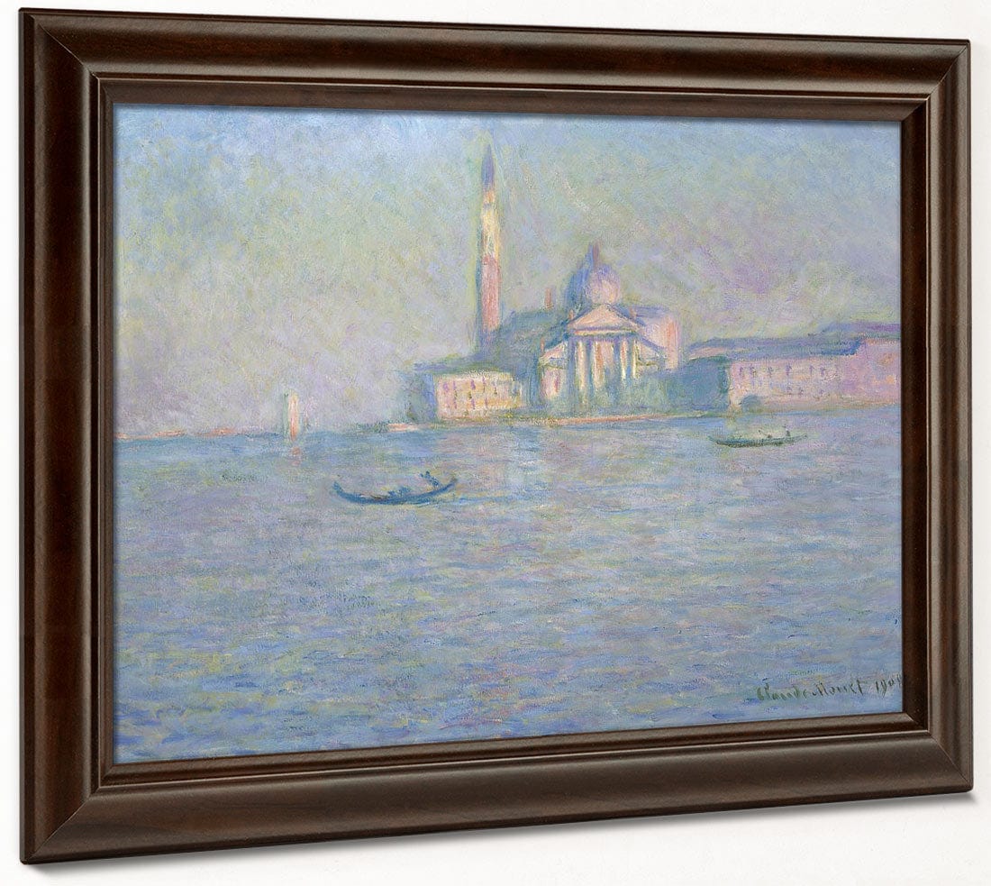The Church Of San Giorgio Maggiore, Venice By Claude Monet Fine Art Print 2