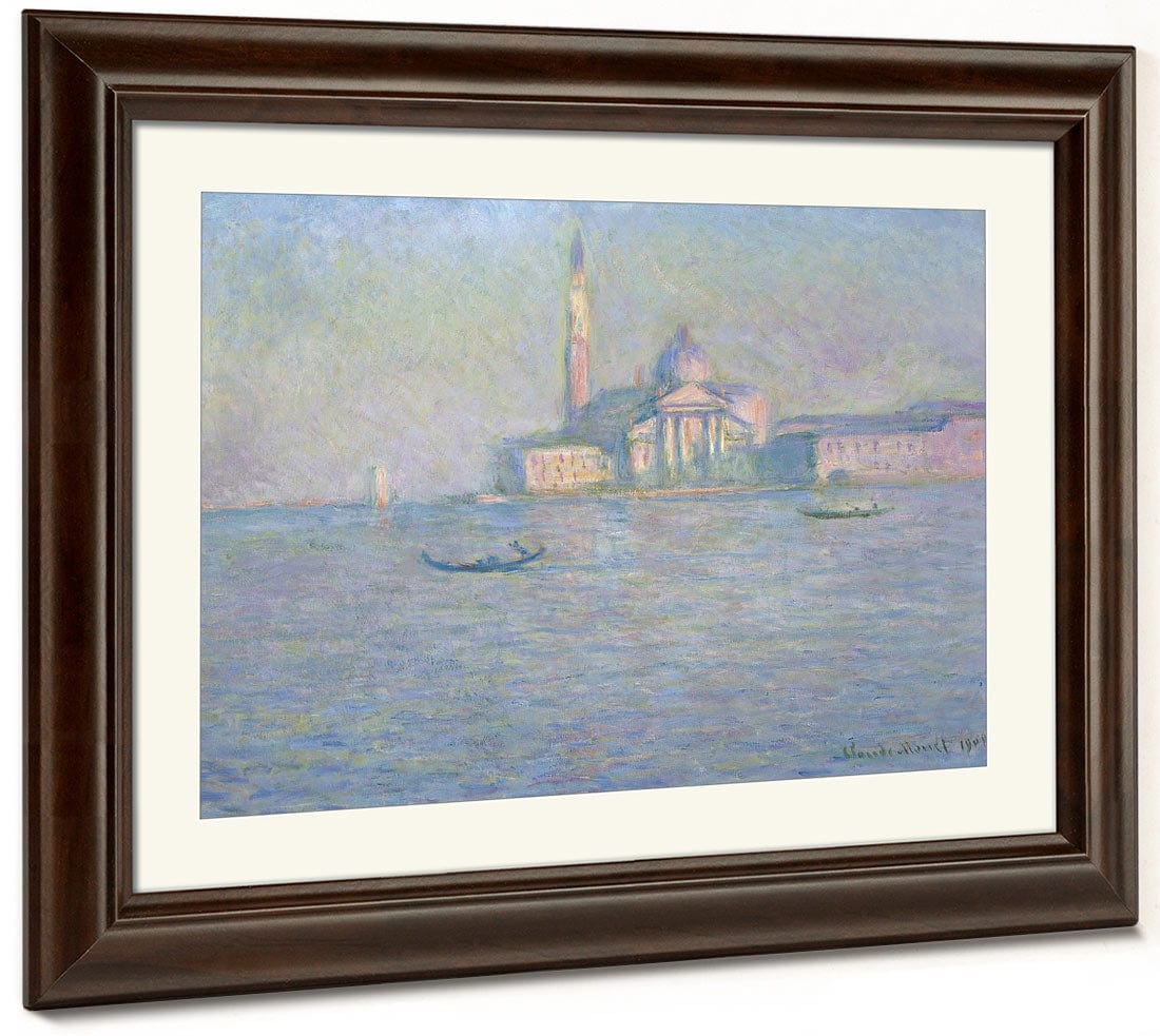 The Church Of San Giorgio Maggiore, Venice By Claude Monet Fine Art Print 2