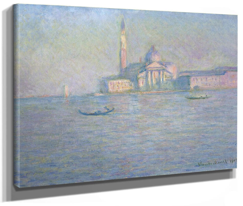 The Church Of San Giorgio Maggiore, Venice By Claude Monet Fine Art Print 2