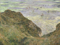 The Cliff At Pourville By Claude Monet Fine Art Print 2