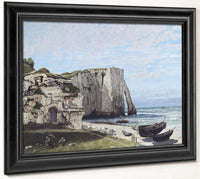 The Cliffs At Etretat After The Storm By Jean Desire Gustave Courbet Fine Art Print 2