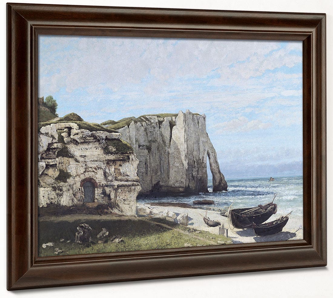The Cliffs At Etretat After The Storm By Jean Desire Gustave Courbet Fine Art Print 2