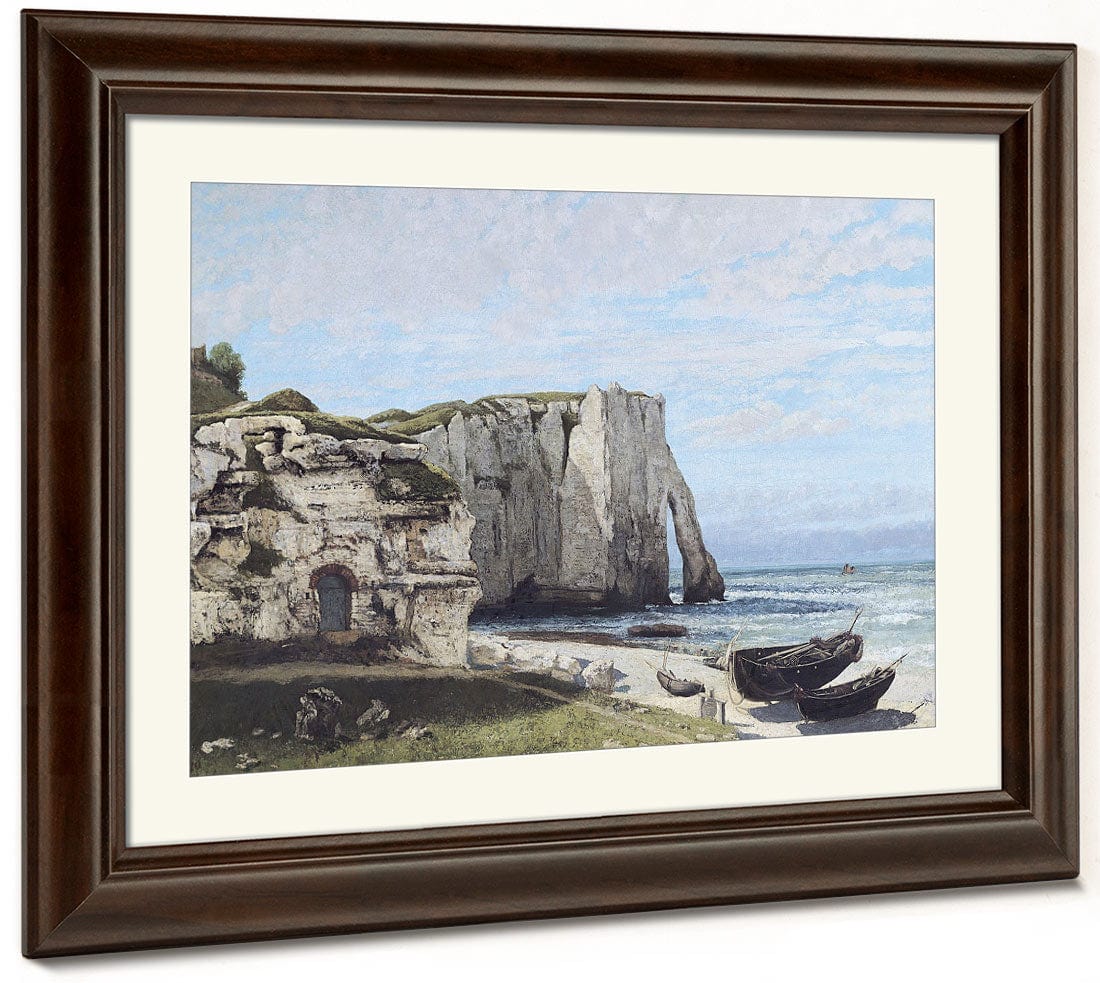 The Cliffs At Etretat After The Storm By Jean Desire Gustave Courbet Fine Art Print 2