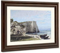 The Cliffs At Etretat After The Storm By Jean Desire Gustave Courbet Fine Art Print 2