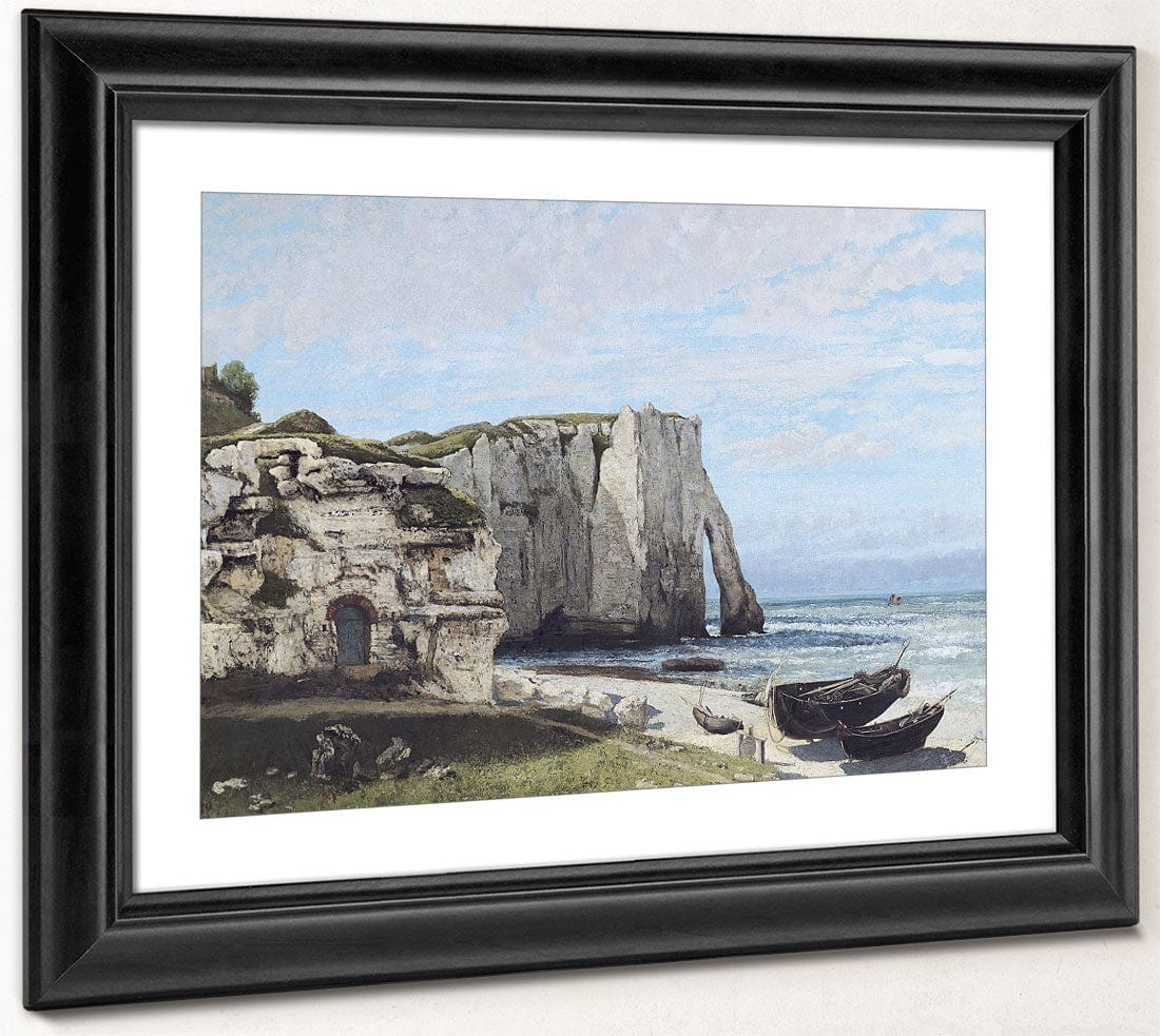 The Cliffs At Etretat After The Storm By Jean Desire Gustave Courbet Fine Art Print 2